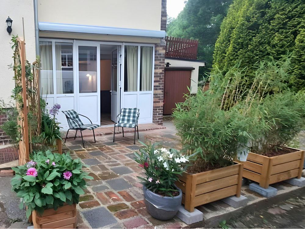 City Hideaways Ferienwohnung Bernstraße 1 Terrasse