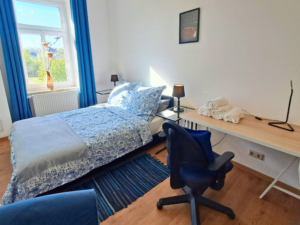 City Hideaways Ferienwohnung Mühle O2 Schlafzimmer