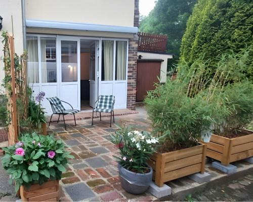 City Hideaways Ferienwohnung Bernstraße 1 Terrasse