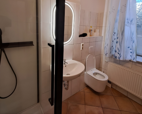 City Hideaways Ferienwohnung Mühle E2 Bad